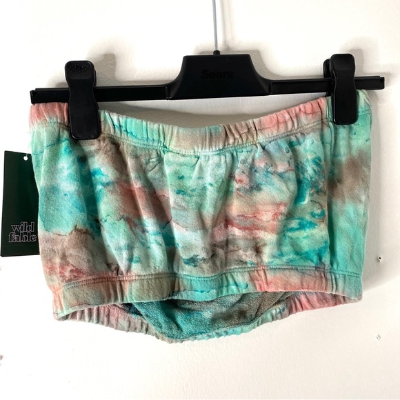 wild fable Green Tie Dye Jogger Tube Top NWT - Picture 4 of 6